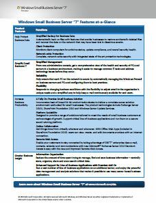 Contact us to request the Windows Server 7 brochure. 